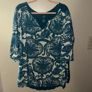 St Johns Bay Paisley Top |‎ 2X